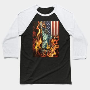 "The Plague of Liberty" Baseball T-Shirt